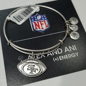 Alex and Ani NFL San Francisco 49ers Silver Bracelet